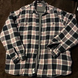 MEN'S HEAVYWEIGHT SHERPA LINED SHIRT JACKET XL